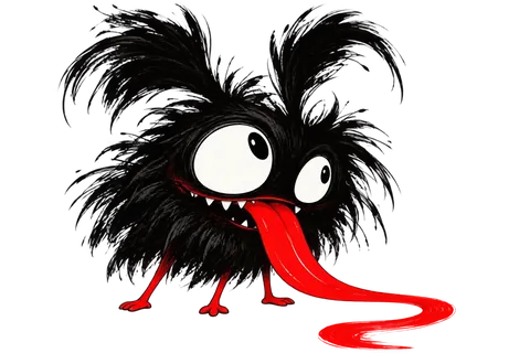 Hush, a toli ink creature