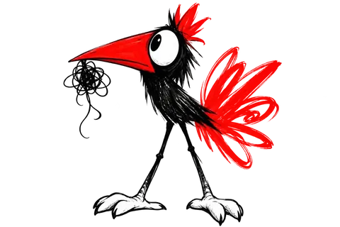 Scrib, a toli ink creature